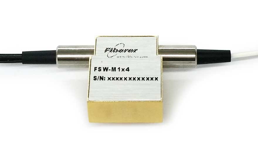 Mini M1×3 or M1×4 Fiber Optic Switch
